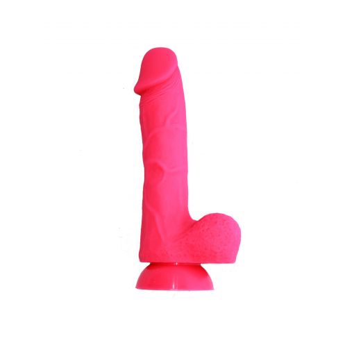 Daring Lifelike 8 1/2 Inch Slim Dong in Vibrant Pink